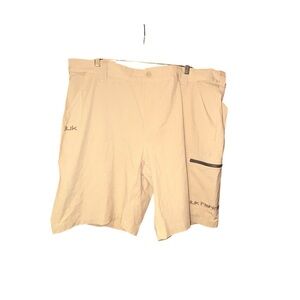 Huk Men’s Performance Shorts Beige‎ XXXL Quick Dry Stretch Pockets Outdoor
